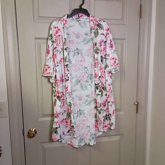Show Me Your Mumu Womens Cardigan Size Small Floral Pink Open Front - Picture 1 of 5